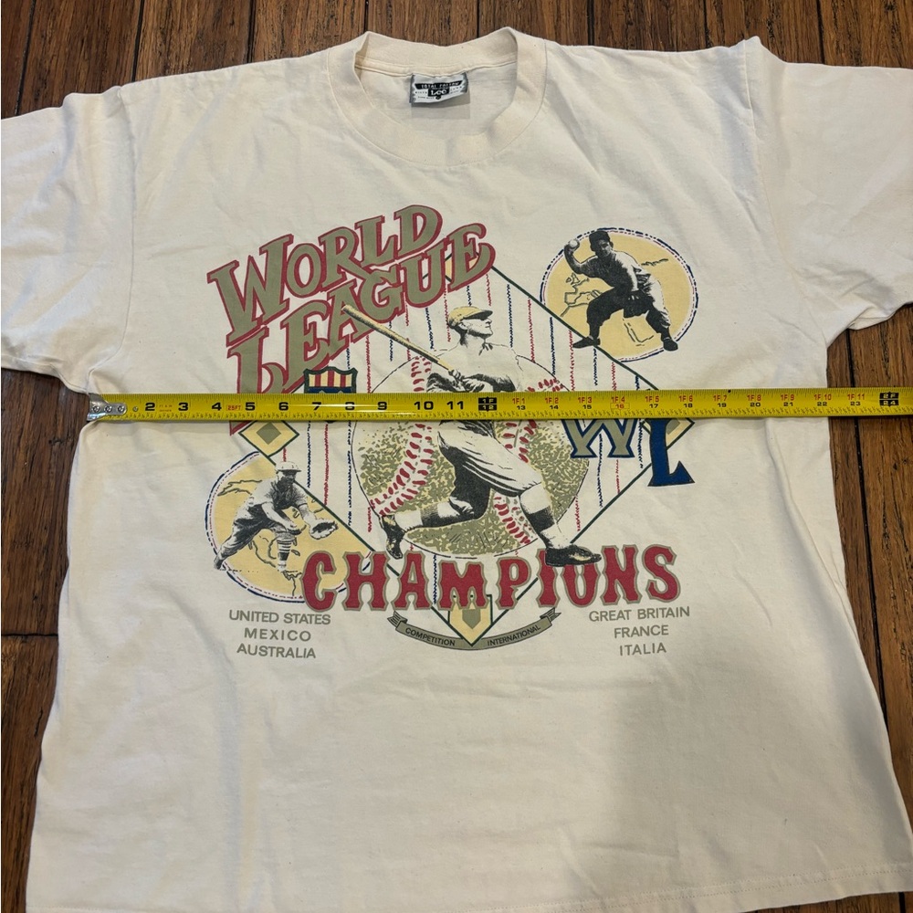 World League Champions Vintage Graphic T-Shirt View 4